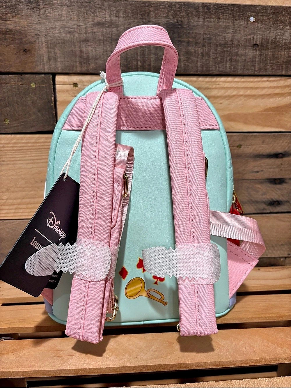 Loungefly Xavi White Rabbit Cosplay Mini Backpack White Rabbit Mini Backpack NWT - Picture 2 of 4